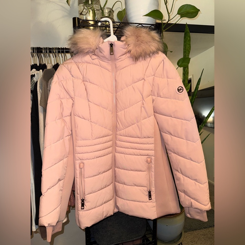 “Michael Kors” Pink Parka